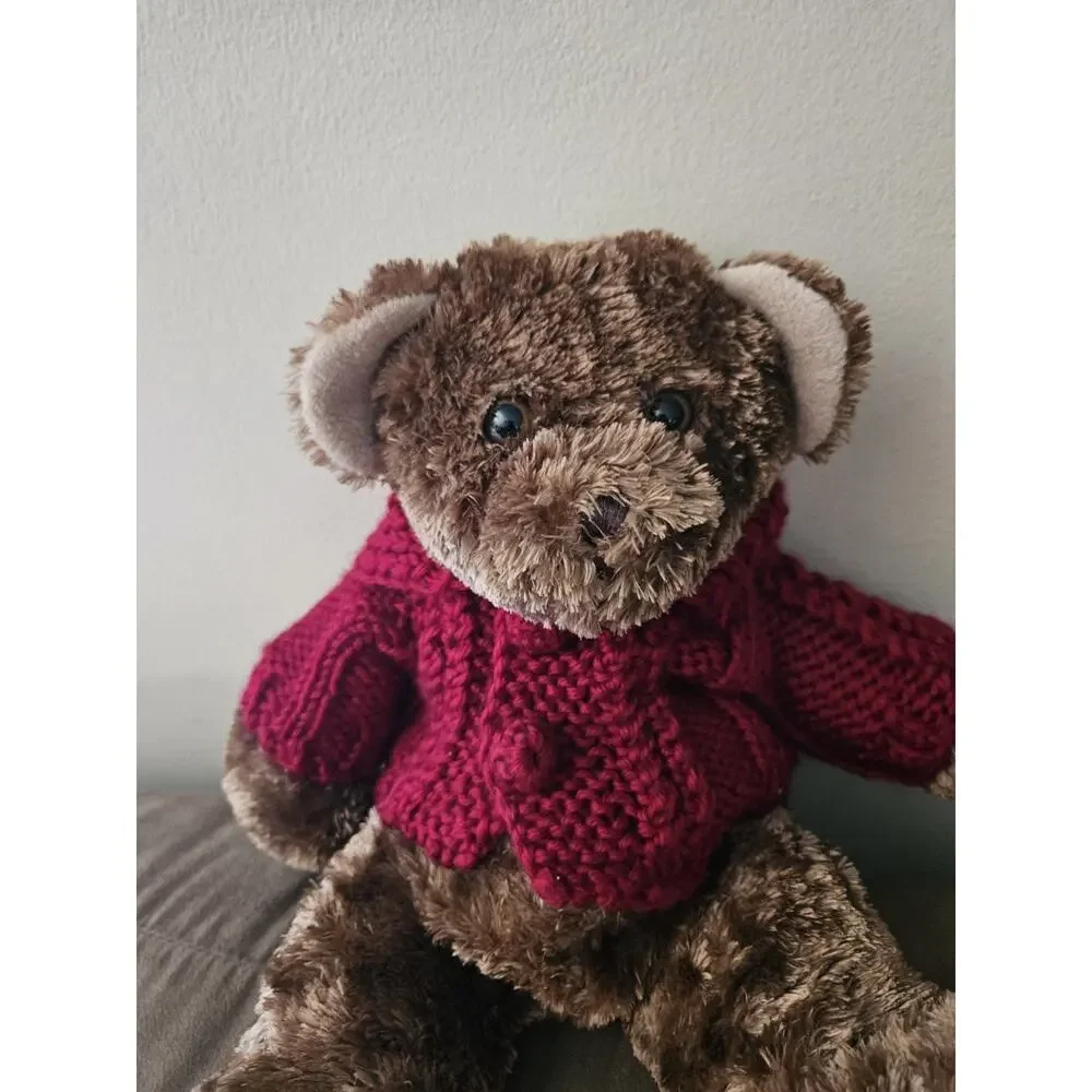 Godiva Holiday Teddy Bear 2004 W/ Knit Sweater By Bando Plush Stuffed Animal